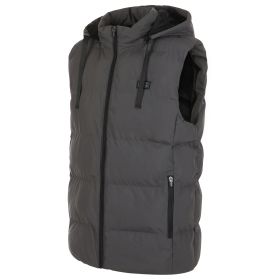 Helios- Paffuto Heated Vest- The Heated Coat - Gray - Large