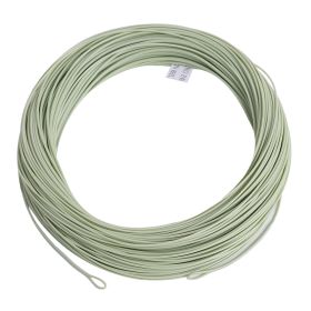 Kylebooker WF3F-WF8F WITH WELDED LOOP Fish Line Weight Forward FLOATING 100FT Fly Fishing Line - Moss Green - WF3F
