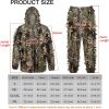Kylebooker 3D Bionic Maple Leaf Hunting Ghillie Suit Camouflage Sniper Clothing - M/L