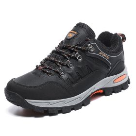New Arrival Men Women Hiking Shoes Male Sport Outdoor Jogging Trekking Sneakers Big Size 48 Non-slip zapatos zapatillas hombre (Color: black fur, size: 36.0)