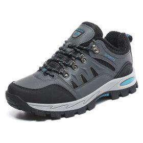 New Arrival Men Women Hiking Shoes Male Sport Outdoor Jogging Trekking Sneakers Big Size 48 Non-slip zapatos zapatillas hombre (Color: gray fur, size: 39.0)